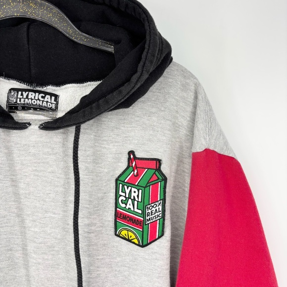 Lyrical Lemonade Patch Hoodie Color-block Size Medium - Picture 2 of 8